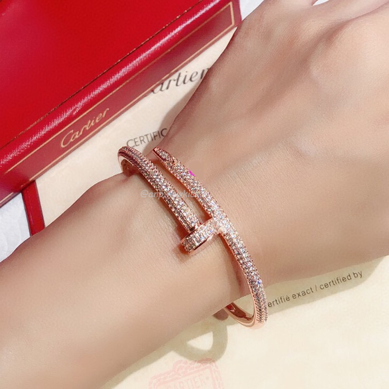 Cartier Bracelet Juste Un Clou Bracelet 18k Rose Gold (7) - www.newkick.vip